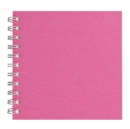 6x6 Posh Pig White Paper 35lvs Bright Pink Silk - Book