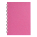 A4 Posh Black Display 25lvs Bright Pink Silk - Book