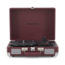 Cruiser Plus Deluxe Portable Turntable (Burgundy)- Now With Bluetooth Out - Merchandise