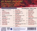 My Funy Valentine: 25 Vintage Songs of Love 1932-1956 - CD