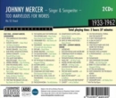 Johnny Mercer: Too Marvelous for Words: His 55 Finest 1933-1962 - CD