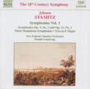 Johann Stamitz: Symphonies Vol.1 - CD