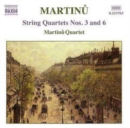 String Quartets Nos. 3 and 6 (Martinu Quartet) - CD
