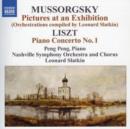 Piano Concerto No. 1/pictures at an Exhibition (Slatkin) - CD