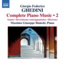 Giorgio Federico Ghedini: Complete Piano Music - CD