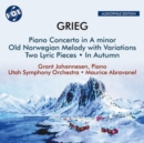 Grieg: Piano Concerto in a Minor/Old Norwegian Melody With... - CD