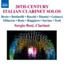 20th-century Italian Clarinet Solos - CD