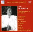 Lieder Recordings Vol. 6: 1947 and 1949 - CD
