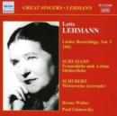 Lieder Recordings Vol. 3: 1941 - CD