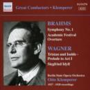 Symphony No. 1/tristan Und Isolde (Klemperer) - CD