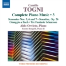 Camillo Togni: Complete Piano Music - CD