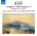Joseph Joachim Raff: Complete Violin Sonatas: Sonatas Nos. 3, 4 and 5 - CD