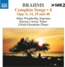 Brahms: Complete Songs: Opp. 6, 14, 19 and 48 - CD
