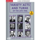 Variety Acts and Turns of the Late-1930s - DVD