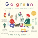 Go Green Square Wall Planner Calendar 2022 - Book