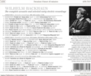 Wilhelm Backhaus: The Complete Acoustic and Selected Early... - CD