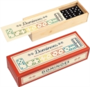 Wooden box of dominoes - Book