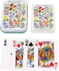Playing cards in a tin - Wild Flowers - Book