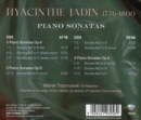 Hyacinthe Jadin: Piano Sonatas, Op. 4-6 - CD