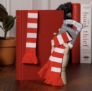 Book Scarf Bookmark - Red & White - Book