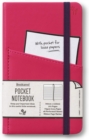 Bookaroo Pocket Notebook (A6) Journal - Hot Pink - Book