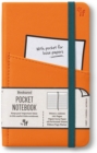 Bookaroo Pocket Notebook (A6) Journal - Orange - Book