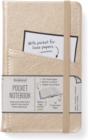 Bookaroo Pocket Notebook (A6) Journal - Gold - Book