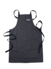 Slate Grey Cotton Feast Cross-Back Apron - Book