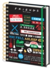 Friends (Infographic) A5 Wiro Notebook - Book