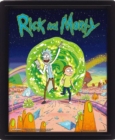 Rick And Morty (Portal) 10 x 8" 3D Lenticular Poster (Framed) - Book