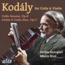 Kodály for Cello and Violin - CD