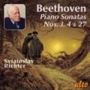 Beethoven: Piano Sonatas Nos. 3, 4, & 27 - CD