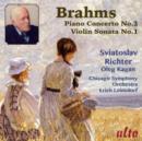 Brahms: Piano Concerto No. 2/Violin Sonata No. 1 - CD