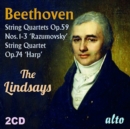 Beethoven: String Quartets, Op. 59, Nos. 1-3, 'Razumovsky'/... - CD