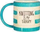 Knitting Therapy Mug - Book