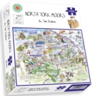 Map of North York Moors Jigsaw 1000 Piece Puzzle - Book