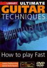 Ultimate Guitar Techniques: How to Play Fast - DVD