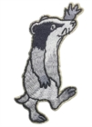 Badger Character Sew On Patch - Book