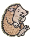 Hedgehog Character Sew On Patch - Book