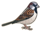 House Sparrow Sew On Patch - Book
