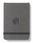 Dingbats A6+ Wildlife Grey Elephant Reporter Notebook - Plain - Book