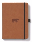Dingbats A5+ Wildlife Brown Bear Notebook - Dotted - Book