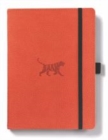 Dingbats A5+ Wildlife Orange Tiger Notebook - Lined - Book
