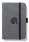Dingbats A6 Pocket Wildlife Grey Elephant Notebook - Graphed - Book