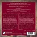 Marin Marais: Cinquième Livre De Pièces De Viole - CD