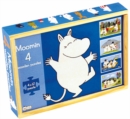 MOOMIN 4 WOODEN PUZZLES IN BOX - Book