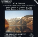Complete String Quintets Vol. 1 (Orlando Quartet, Imai) - CD