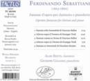 Ferdinando Sebastiani: Fantasie D'opera Per Clarinetto E... - CD