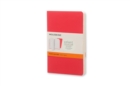 Moleskine Pocket Volant Geranium Red/Scarlet Red Ruled Journal - Book