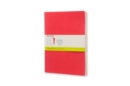 Moleskine Extra Large Volant Geranium Red/Scarlet Red Plain Journal - Book